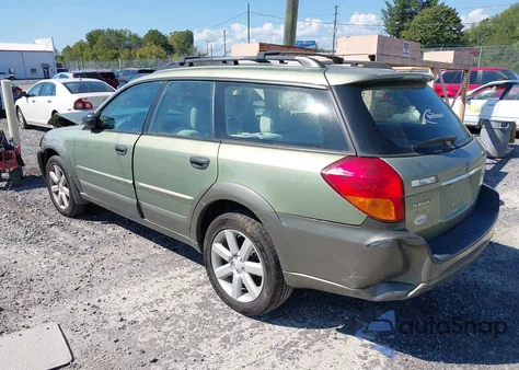 2007 Subaru Outback 2.5I from USA, damaged, VIN 4S4BP61C177301325